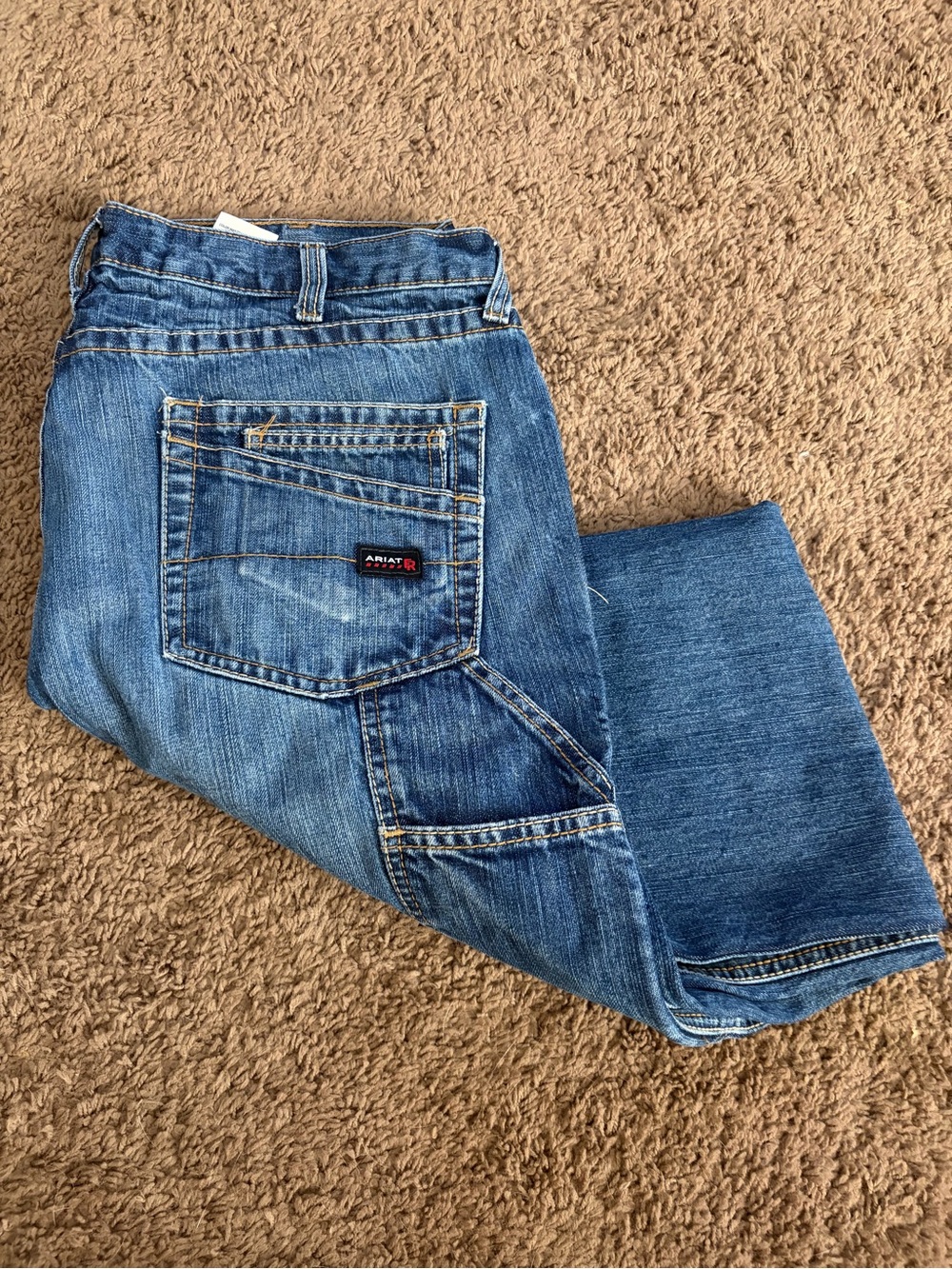 Ariat Relaxed Fit Medium Blue Denim Jeans